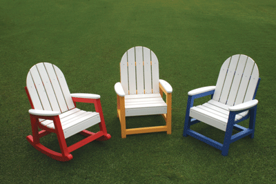 Plastic Kids Chair on Of Kids Outdoor Furniture Is Constructed Of Greenwood Recycled Plastic