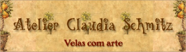 A Artista e a Imprensa - Atelier de Velas Claudia Schmitz