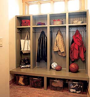 Restyled Home: Marvelous mudroom lockers!