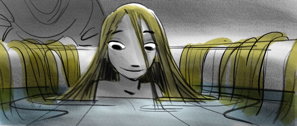 if you are feeling blue: Tangled sketches