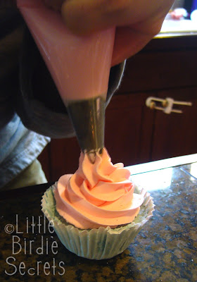 Bath Bomb Cupcakes Piping Frosting
