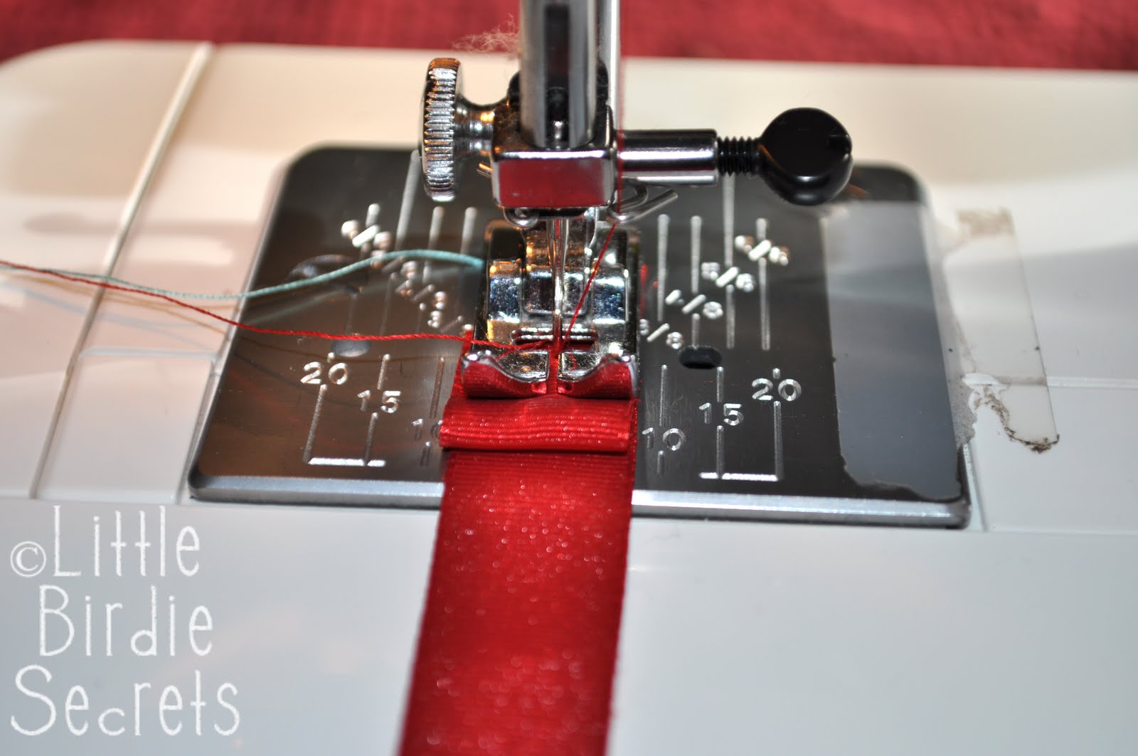 easy ribbon ruffle tutorial Little Birdie Secrets