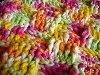 Banku, Pho, and Fried Spiders!: Crochet--Bumpy Dish Cloth Pattern