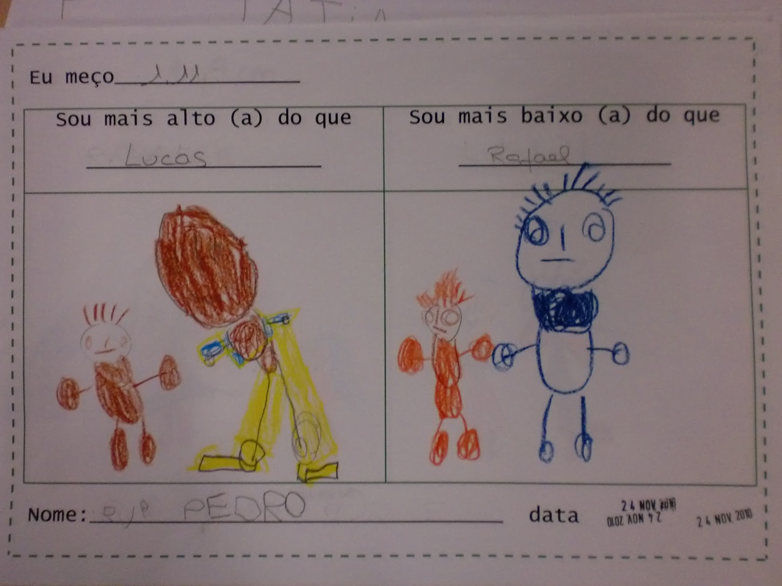 CEIDe Sala Intelectual Eu Quero Fazer Um Projecto Sobre Os Tamanhos Rui A 