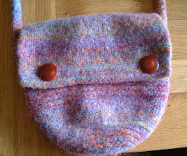 Knitted Felted Bag