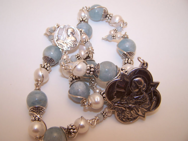 No. 75.  Custom order Of Chaplet Of St. Cecilia (SOLD)