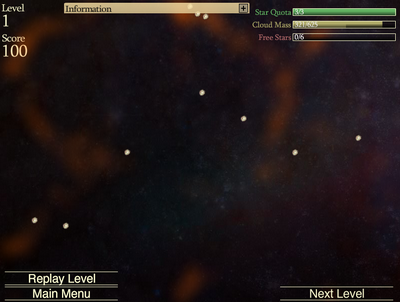 Captura de El juego de Formación estelar
