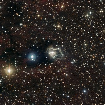 Campo de estrellas y HD 87643