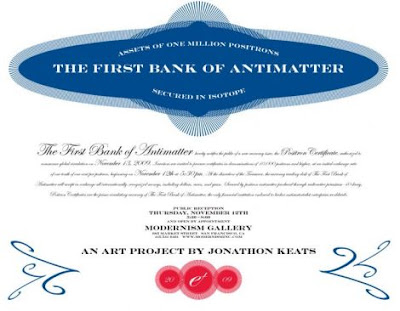 Primer banco de antimateria