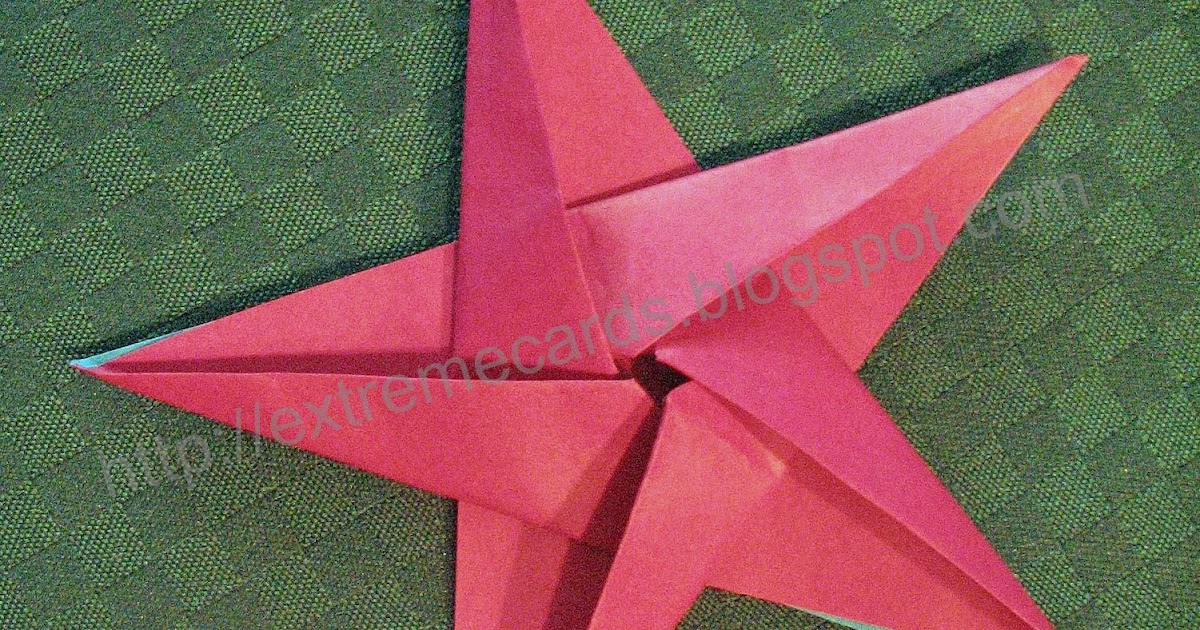 Five Pointed Origami Star