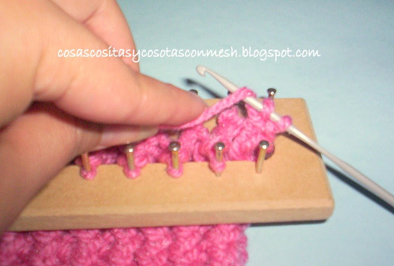 rematar una bufanda en telar ~ cositasconmesh