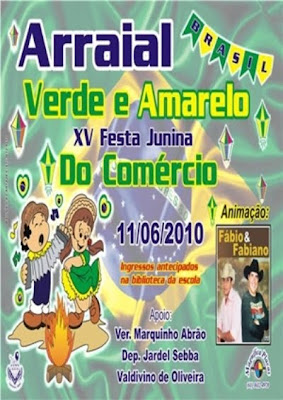 Cartaz Arraial do Comércio