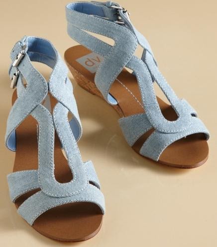 pale blue sandals