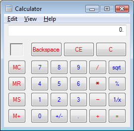 Questio Verum: GUI Blooper: Windows Calculator