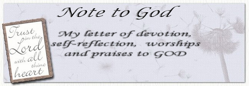 Note to God