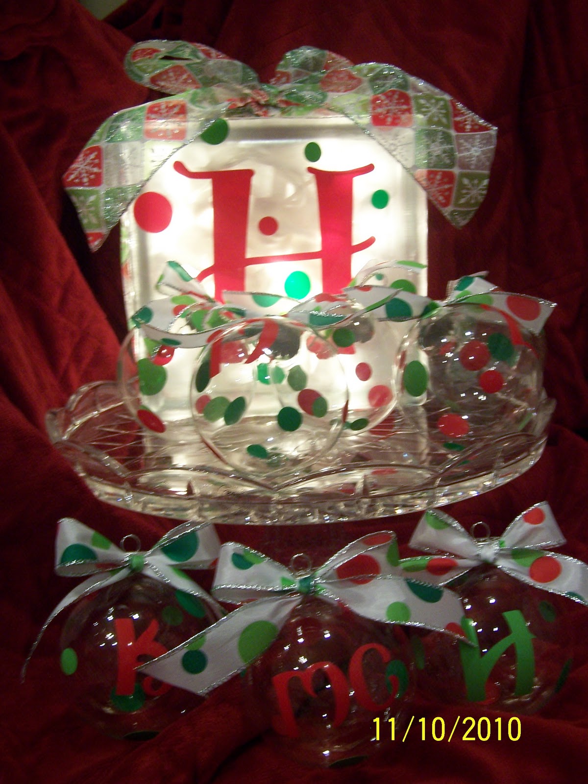 Studio 5380: Christmas Glass Block and Ornaments