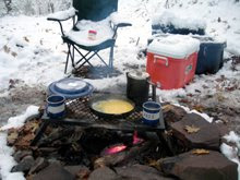 Breakfast in the Snow