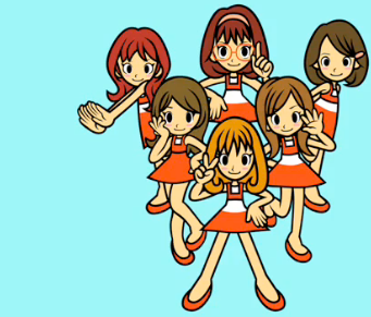 girl on front cover of rhythm heaven girl on front cover of rhythm heaven