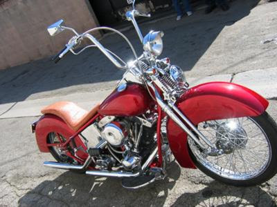 harley wicked red paint
