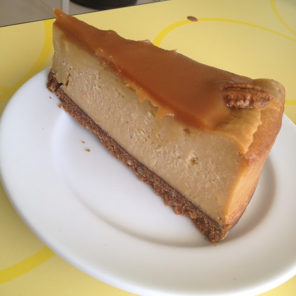 Pecan caramel cheesecake at Calea cakes and pastries 