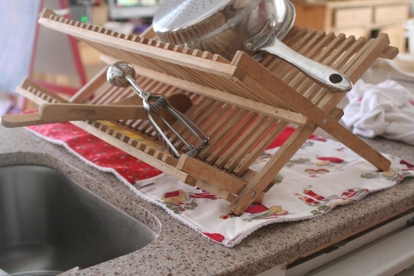 Hippos and Dinosaurs Quilted Dish Mat