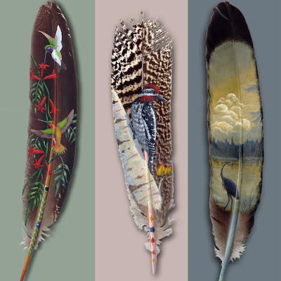 Funny Enjoy: Native American Painted Feathers