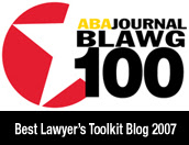 ABA Journal Blawg 100 Winner!