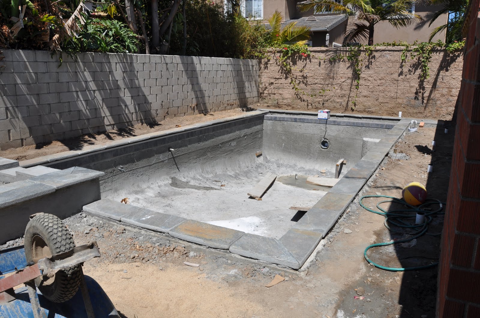putting in inground pool