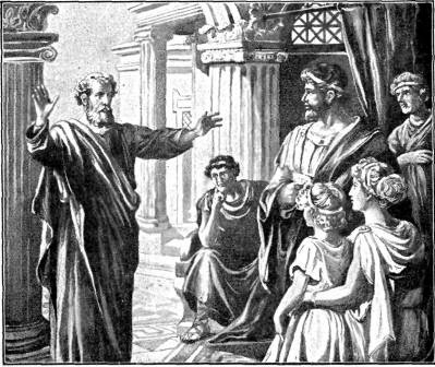 Actes d'Apotres, saint Pierre preche a Jerusalem