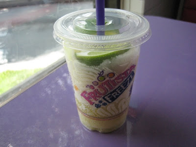 A better picture of the Taco Bell Classic Margarita Frutista Freeze