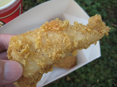 KFC Extra Crispy Strip close up