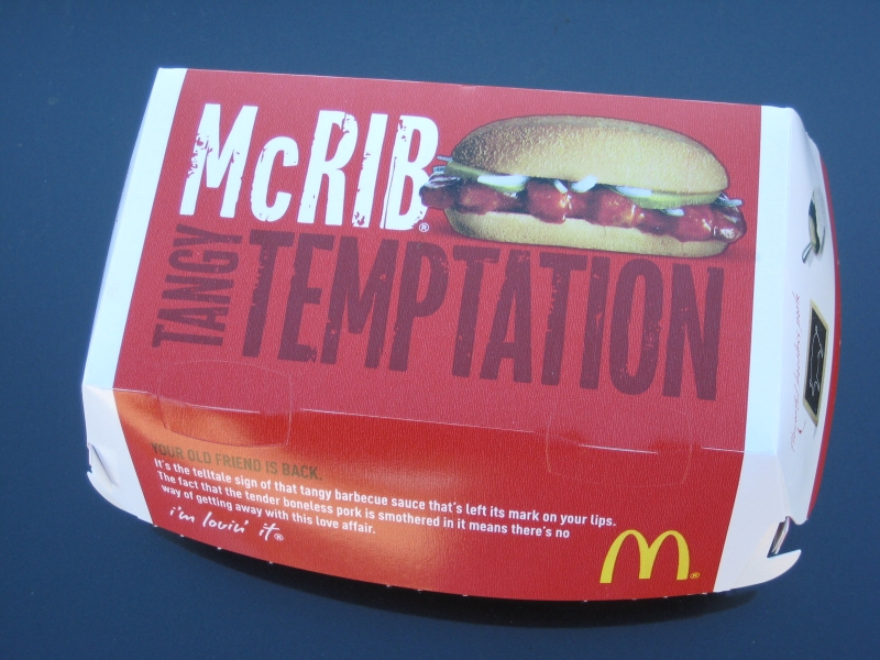review mcdonald s mcrib