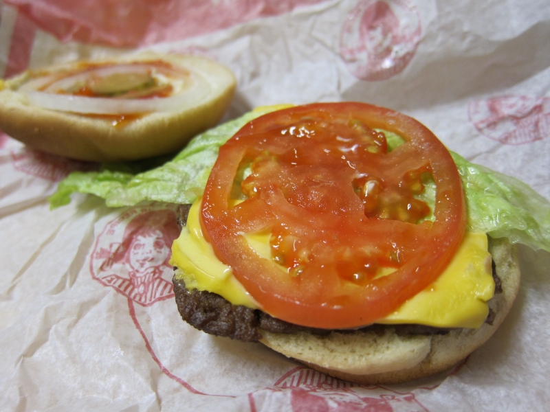 Wendy's single cheeseburger points plus