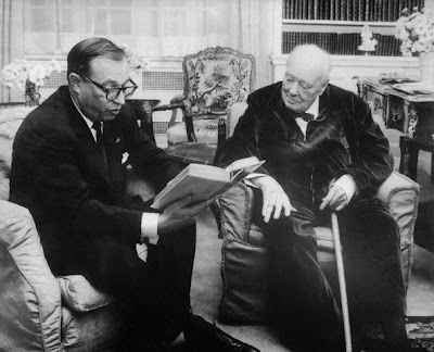 Carl Foreman y Winston Churchill