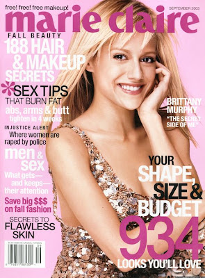 Brittany Murphy en la portada de Marie Claire