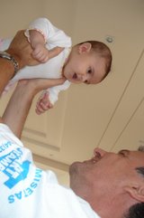 Meu vovô Ricardo e eu SuperManuela!!