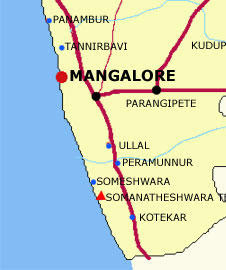 tourist map of mangalore
