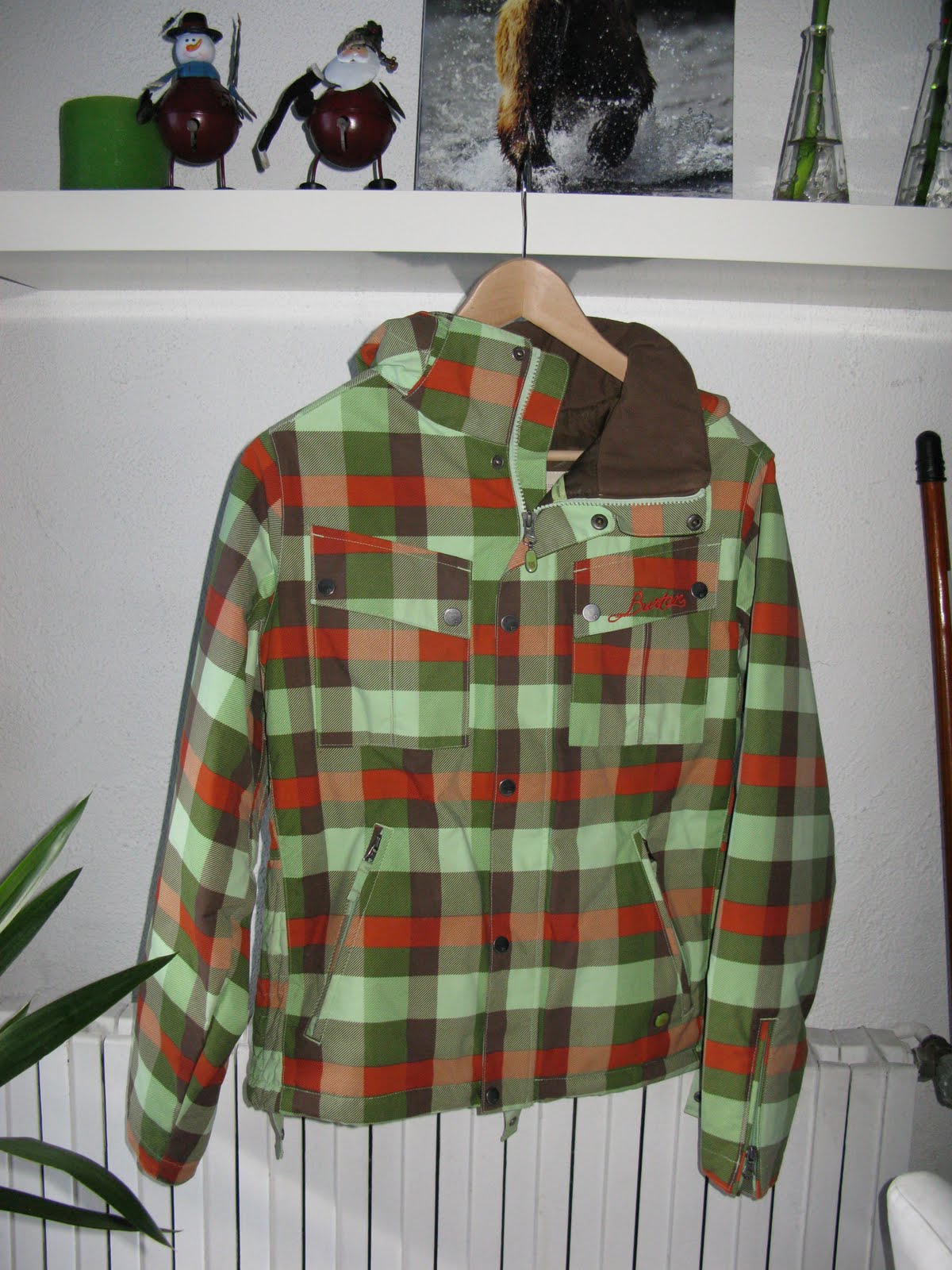 forsaleincham WOMAN'S BURTON GREEN PLAID JACKET 120€
