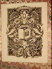 Bookplate with image of First Folio