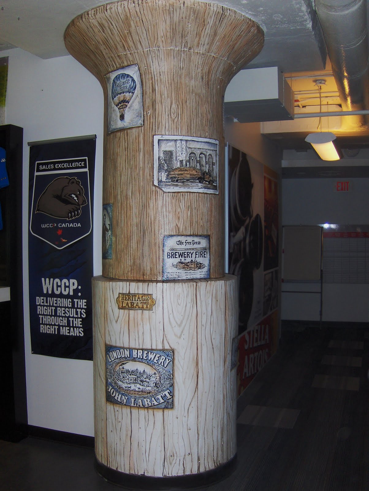 Artistic Environments: Labatt Murals Finished! Alexander Keith's * Bud ...