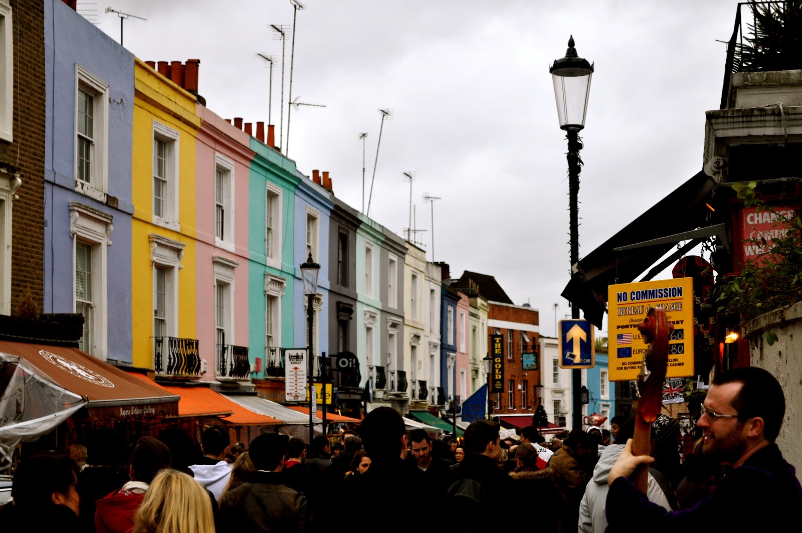 Life in London Portobello Market at Notting Hill