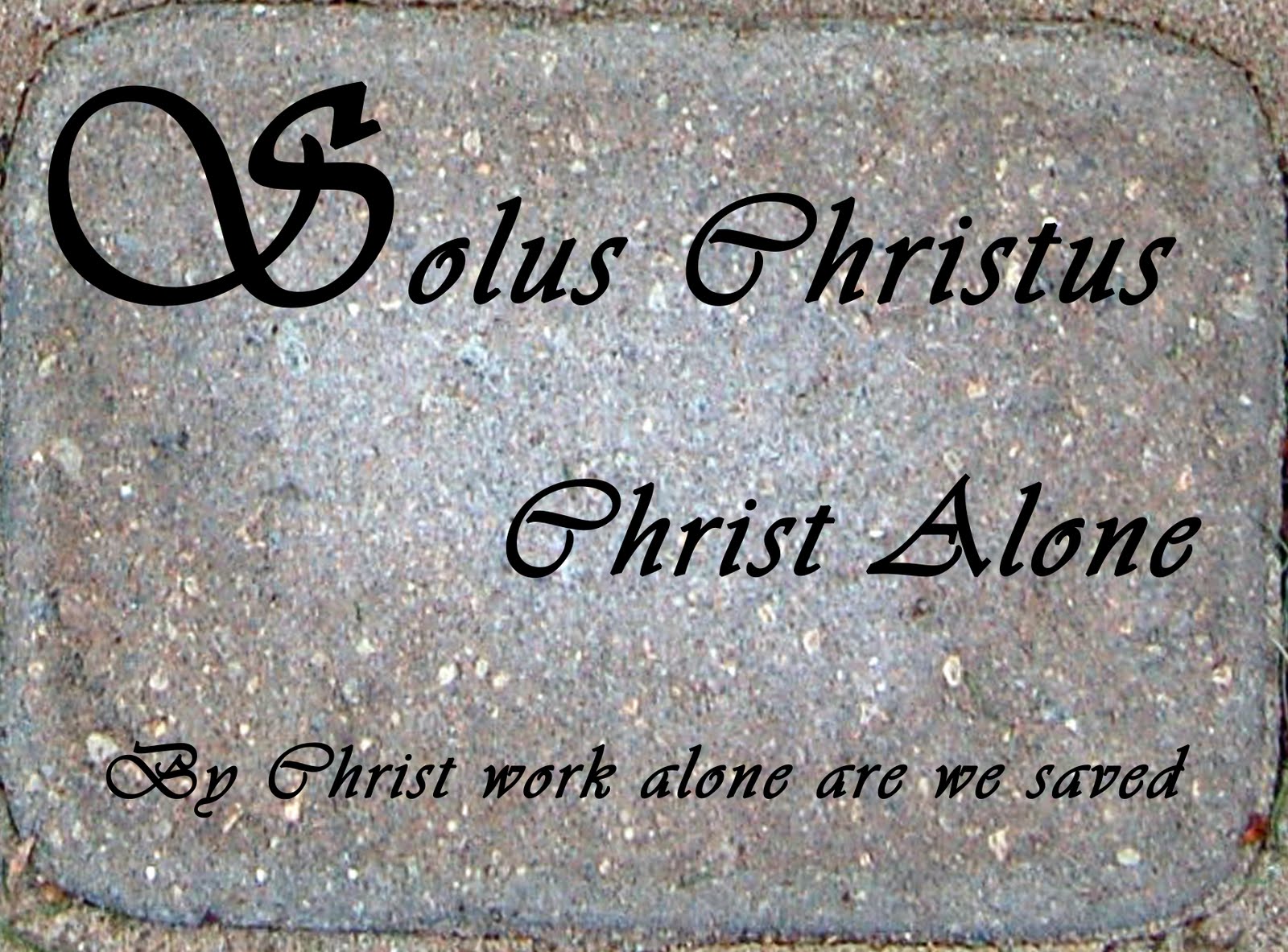 Free Reformed Art The 5 Solas Solus Christus