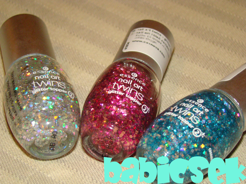 essence nail art twins glitter topper babicsek's beauty bag