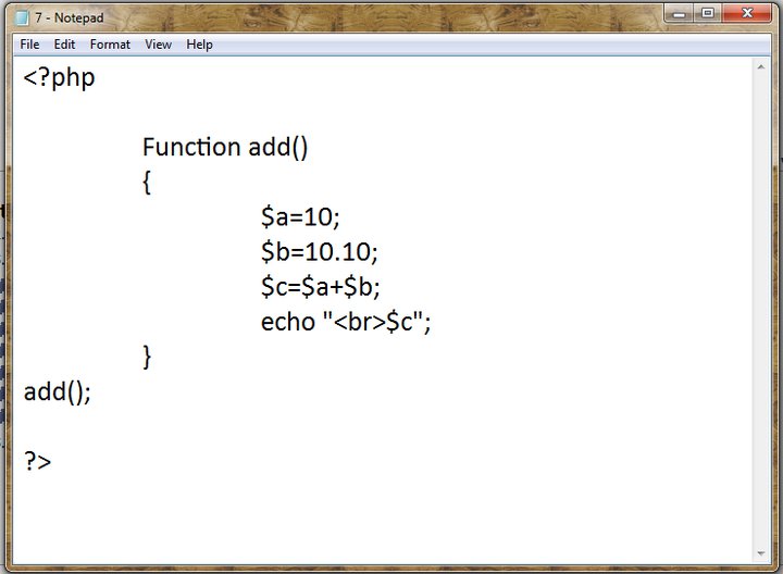 Technology Stuff : Programs using function in PHP