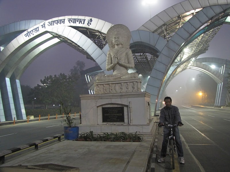 Satyen Parle Headstrong Cyclothon's First Trip to Humayun's Tomb, Delhi from Noida (some 22km