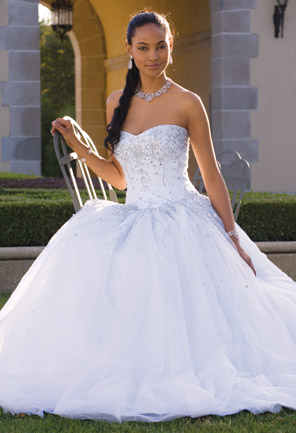 African American Brides Blog Wedding Gown Of The Week Tulle Ballgown Tulle Ballgown With Beading By Camille La Vie