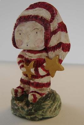Whimsical Art Doll Folk Sculpture