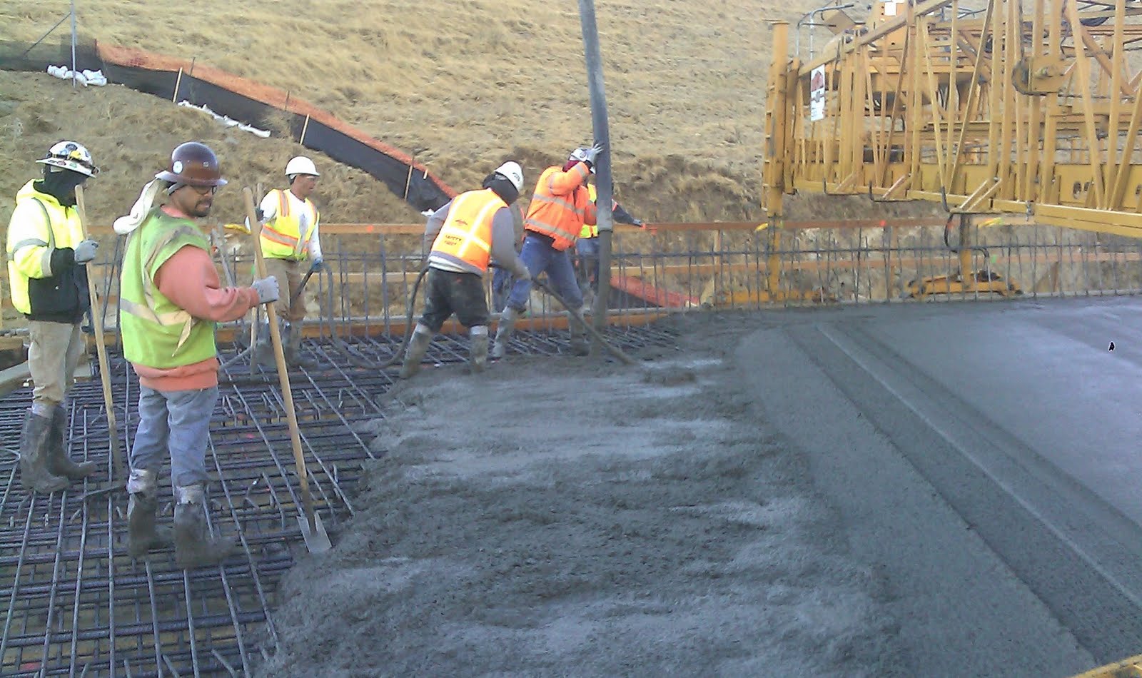 Vasco Safety Improvements - Phase 1: Brushy Creek Bridge Deck Pour