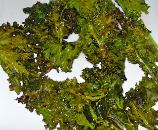Friday's snack - kale chips!