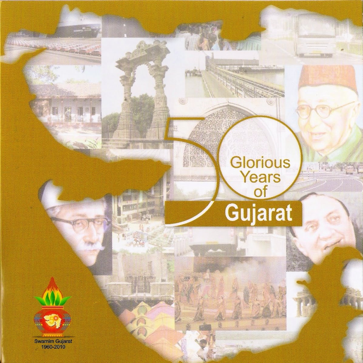 Setenant Stamps of India Golden Jubilee of Gujarat State Booklets